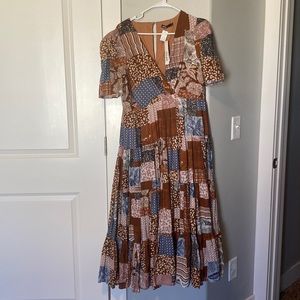 New with tags INA patchwork dress